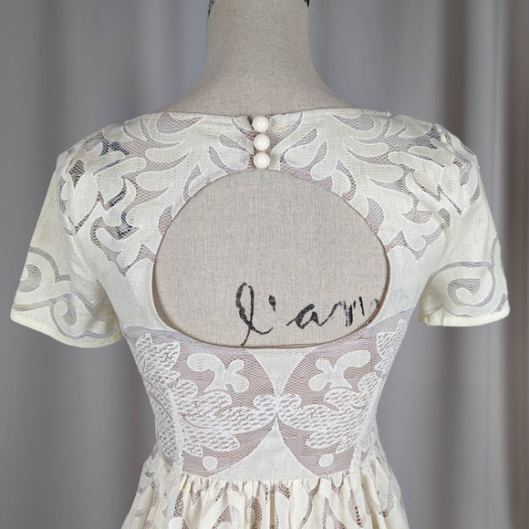 Plenty by Tracy Reese Short Sleeve Lace Fit and Flare Dress Size 0 - Picture 16 of 16